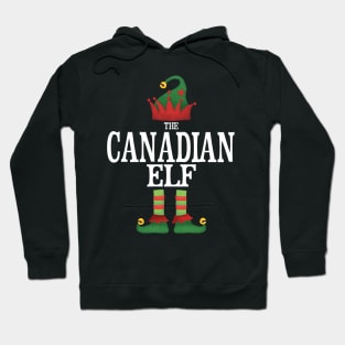 Canadian Canada Elf Matching Family Group Christmas Party Pajamas Hoodie